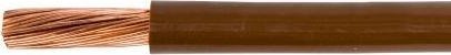 Elektrokabel Przewód LgY 1x0,5 H05V-K brązowy