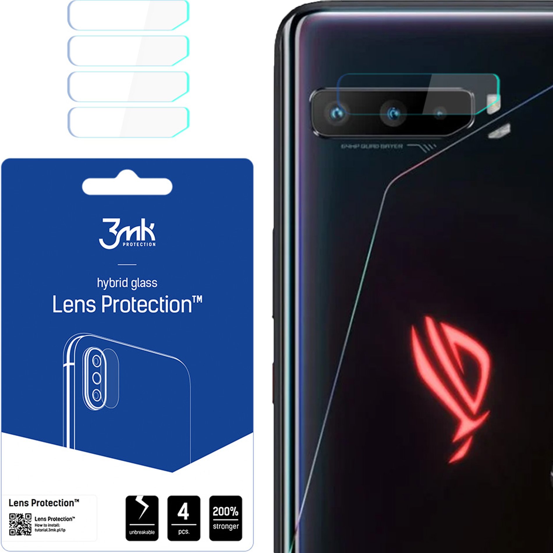 ASUS ROG PHONE 3 - 3MK LENS PROTECTION