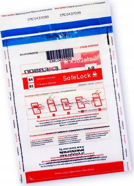 Emerson Koperty bezpieczne B4 EMERSON ikb250385ptk100 transparentne 100szt