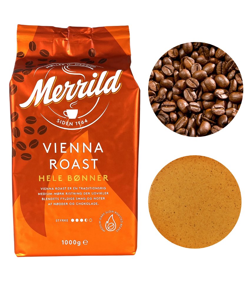 Merrild Vienna Roast kawa ziarnista 1kg