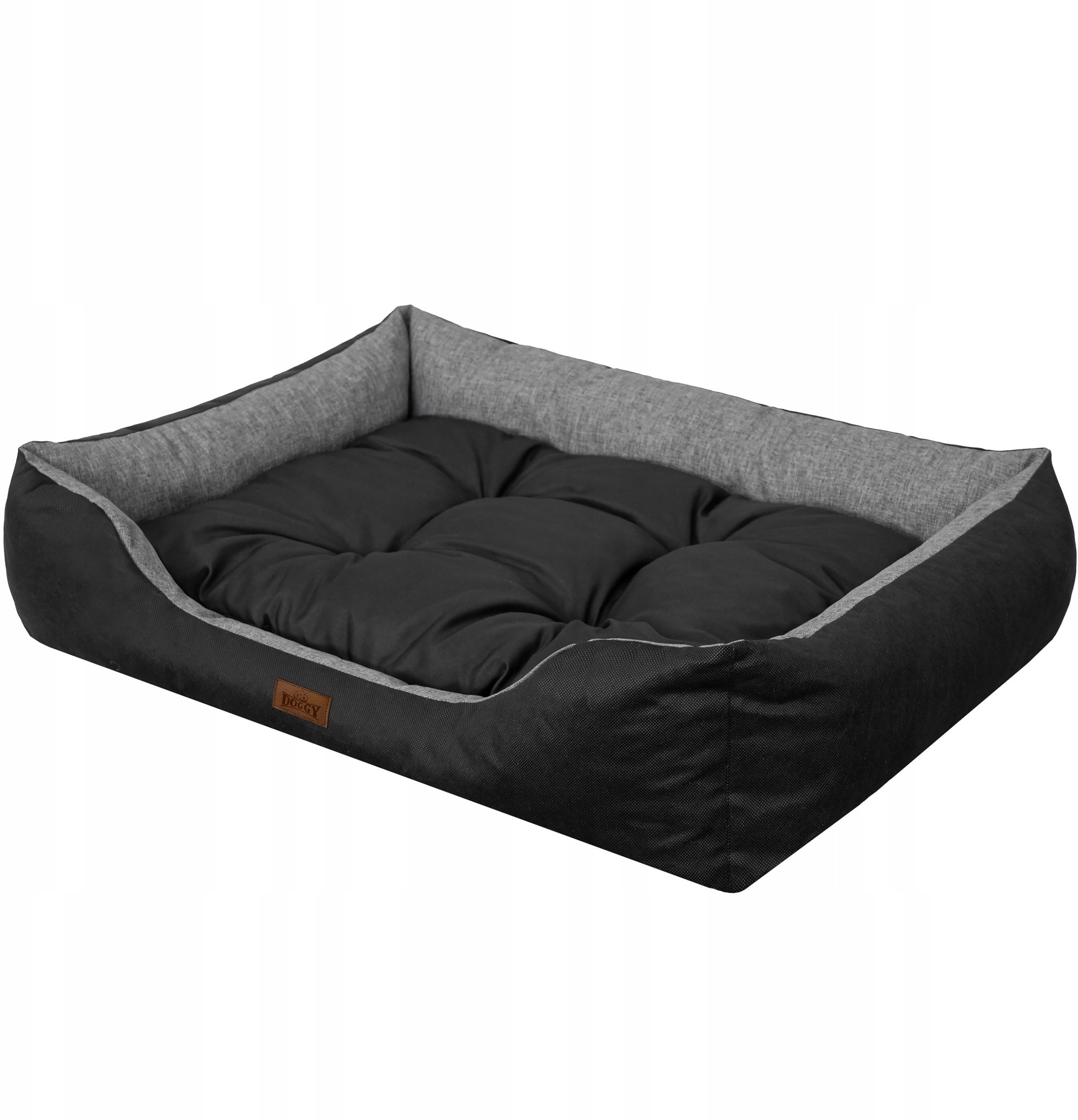 Hobbydog R1 LEGOWISKO PUFFY GRAFIT CZARNY MATERAC