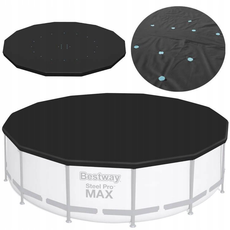 Plandeka pokrywa do basenu ze stelażem 427 cm Bestway 58248