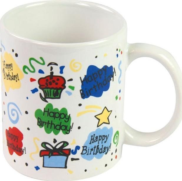 Ceramiczny kubek urodzinowy w pudełku prezentowym 300ml (Wzór2)