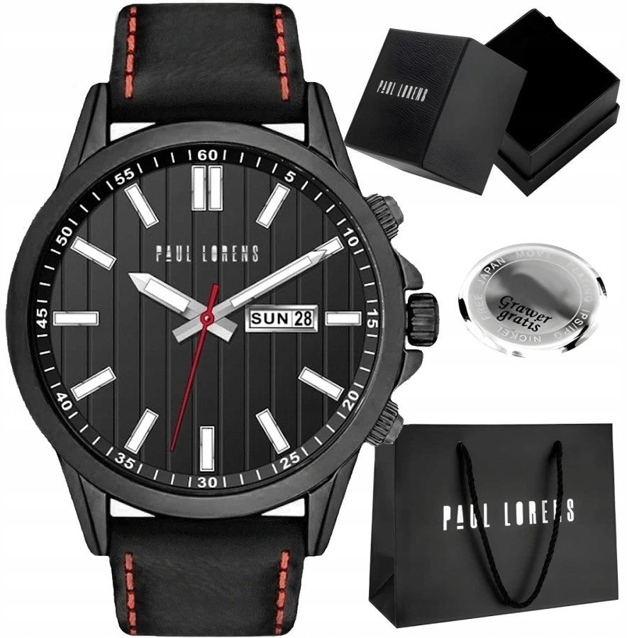 Zegarek męski Paul Lorens TORENT-1A3 Z GRAWEREM