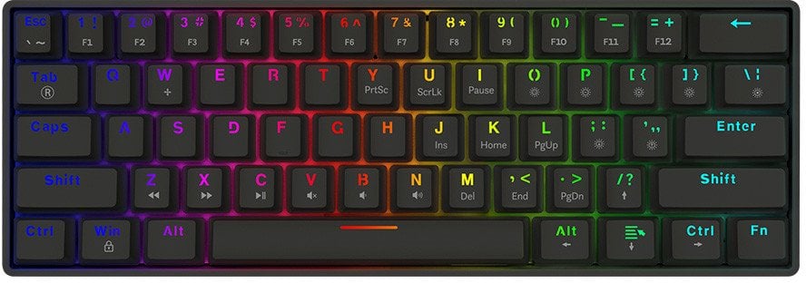 Klawiatura Savio Blackout X2 Outemu Brown (BLACKOUT X2 BROWN)