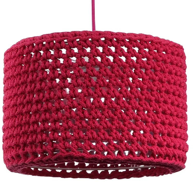 Lampa wisząca COTTON 25 czerwona BPS KONCEPT