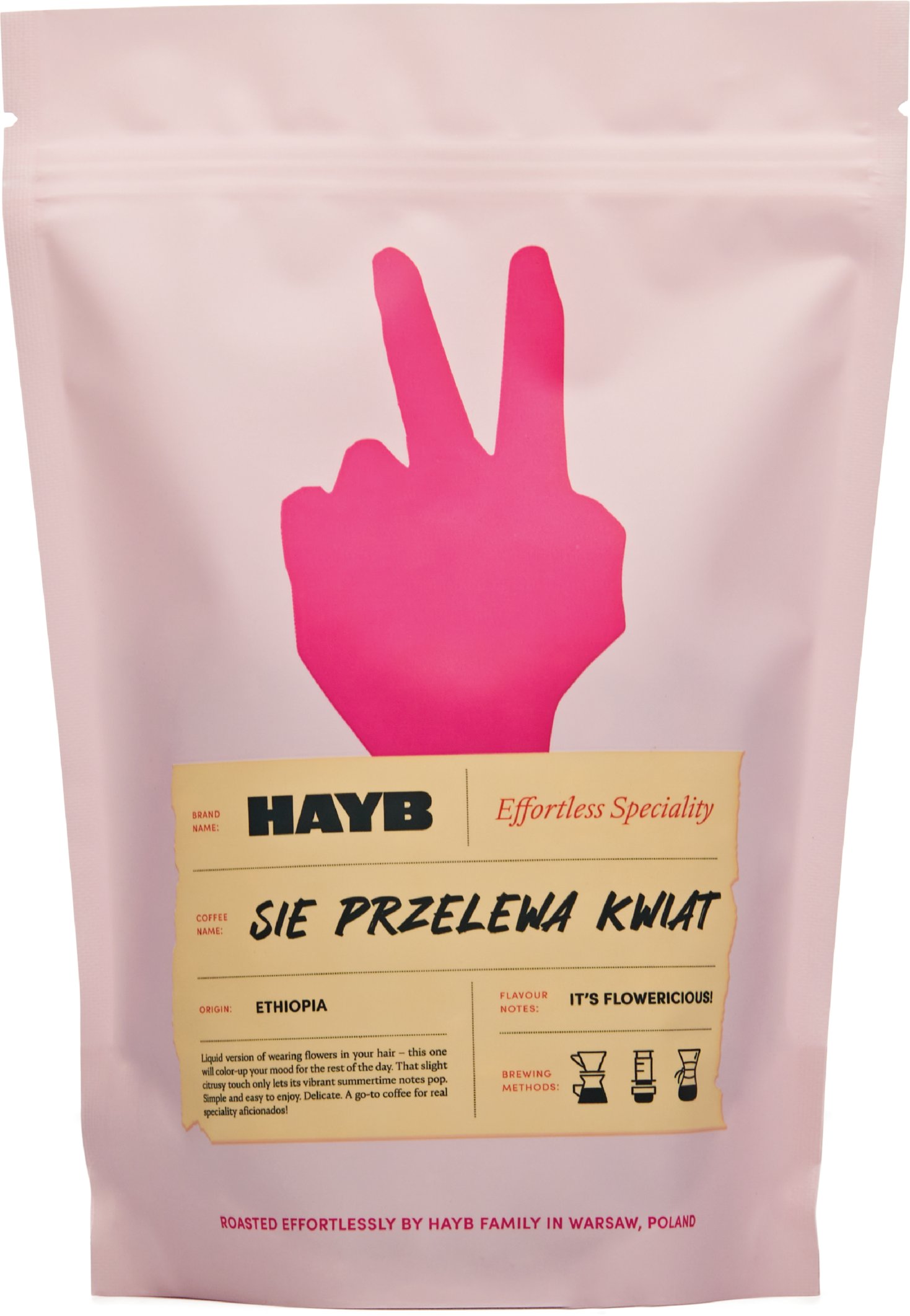 Kawa ziarnista HAYB Sie Przelewa Kwiat 250 g
