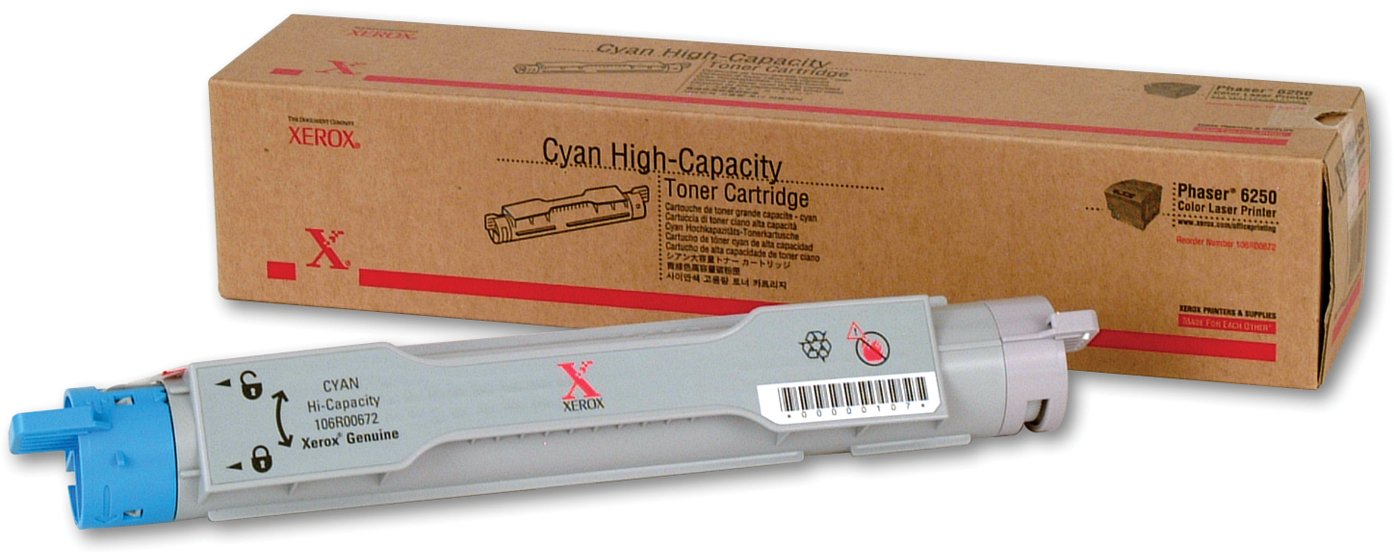 Xerox Toner Hi-Cap CYAN Phaser 6250 (8K)