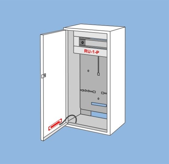Karwasz Rozdzielnica uniwersalna plombowana IP30 biała RU-1-P