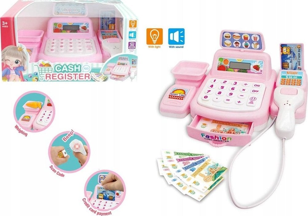 Trifox Kasa sklepowa na bat+akcesoria A-0484 69010