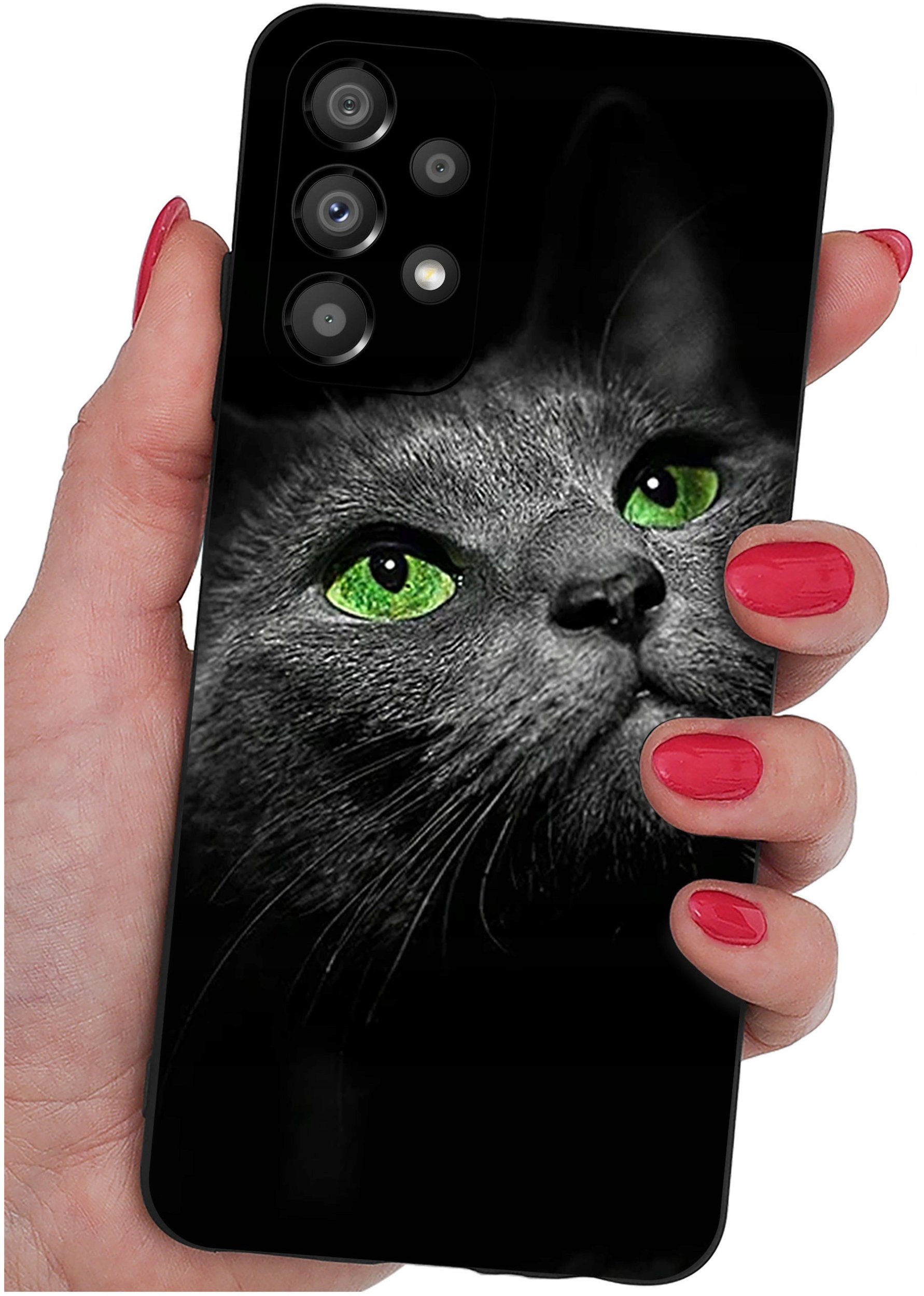 krainaGSM Etui do Samsung Galaxy A33 5G WZORY SILIKONOWE MATT CASE + SZKŁO 9H