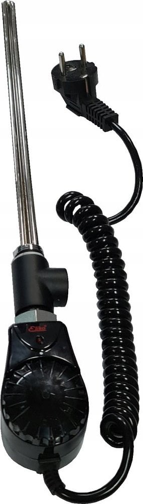 Grzałka do grzejnikow łazienkowych GRBT 0,3 300W 230V termostat czarna