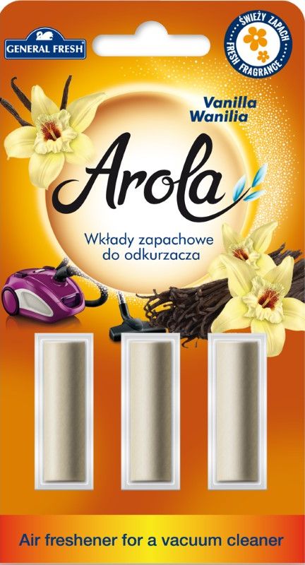 Arola Arola Pałeczki odświeżające do odkurzacza Wanilia