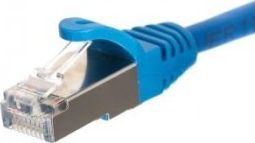 NetRack Patchcord RJ45, Netrack osłonka zalewana, kat. 5e FTP/STP, 0,5m niebieski