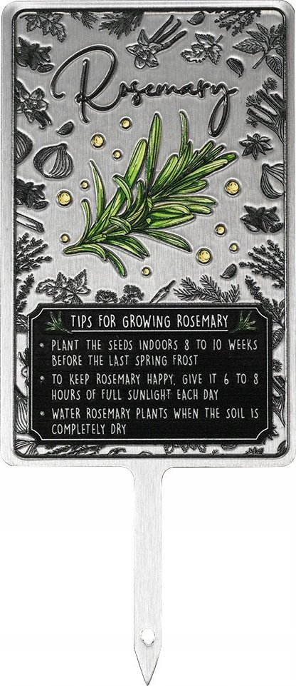 Kadax Tabliczka Etykieta Znacznik Ziół Roślin Przypraw