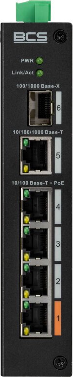 5 portowy niezarządzalny switch (PoE) BCS-L-SP0401G-1SFP(2)