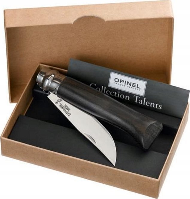Opinel Opinel pocket knife No. 08 ebony w. gift box