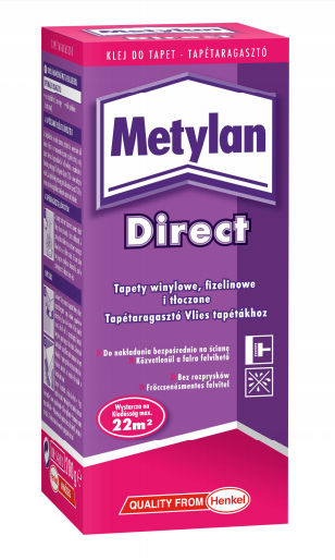 Henkel Klej METYLAN DIRECT do tapet flizelinowych 200g