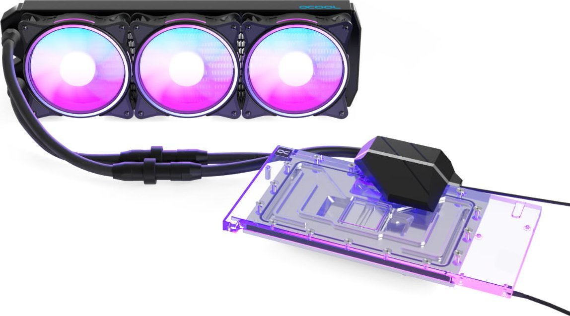 Chłodzenie wodne Alphacool Eiswolf 2 AIO 360mm RTX 4080 Suprim Backplate (14488)
