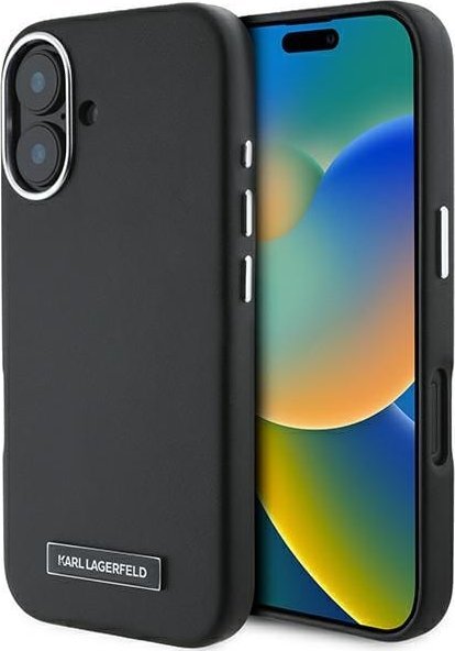 Karl Lagerfeld Karl Lagerfeld KLHMP16MPGMSRPK iPhone 16 Plus 6.7" czarny/black hardcase FW Metal Plate MagSafe