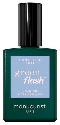MANUCURIST_Green Flash Led Gel Nail Lacquer lakier do paznokci Lilas 15ml