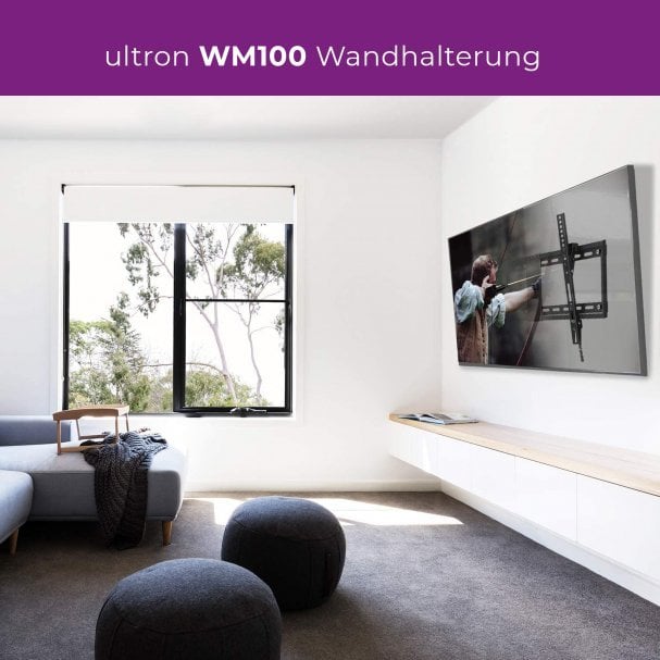 Ultron Ultron Wandhalterung Flatscreen WM100 23"-56" Neigung