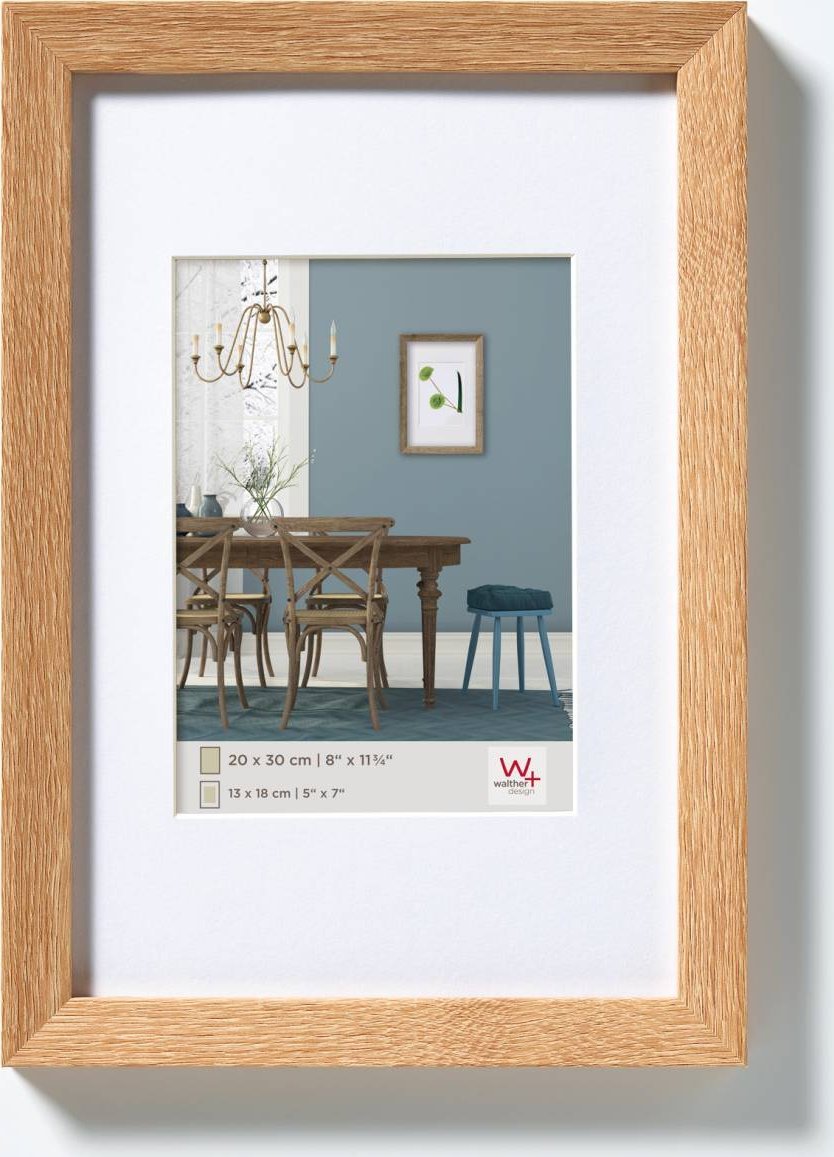 Ramka Walther Walther Fiorito light oak 30x45 Wood incl. Passepartout EF045E