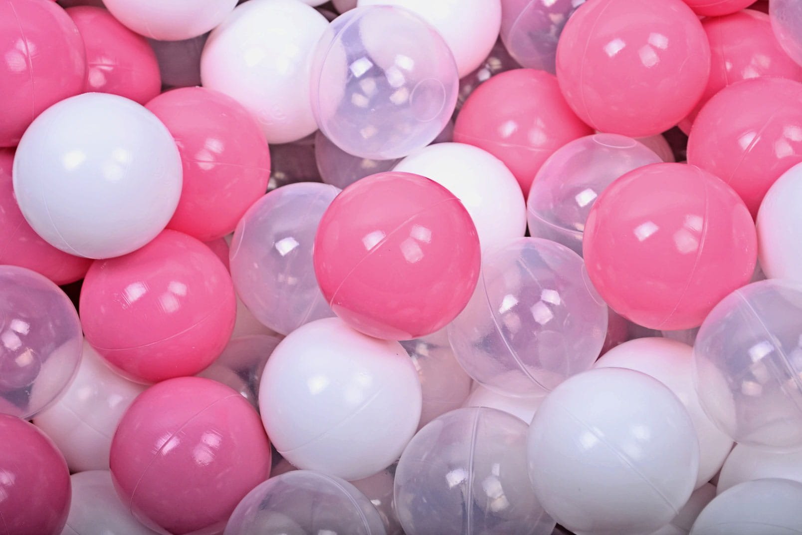 MeowBaby MeowBaby Zestaw Plastikowych Piłeczek 7cm, 100 sz