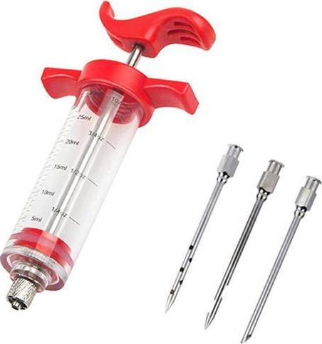 Home Appliances AG406B NASTRZYKIWARKA DO MIĘSA 30 ML + 3 IGŁY uniwersalny