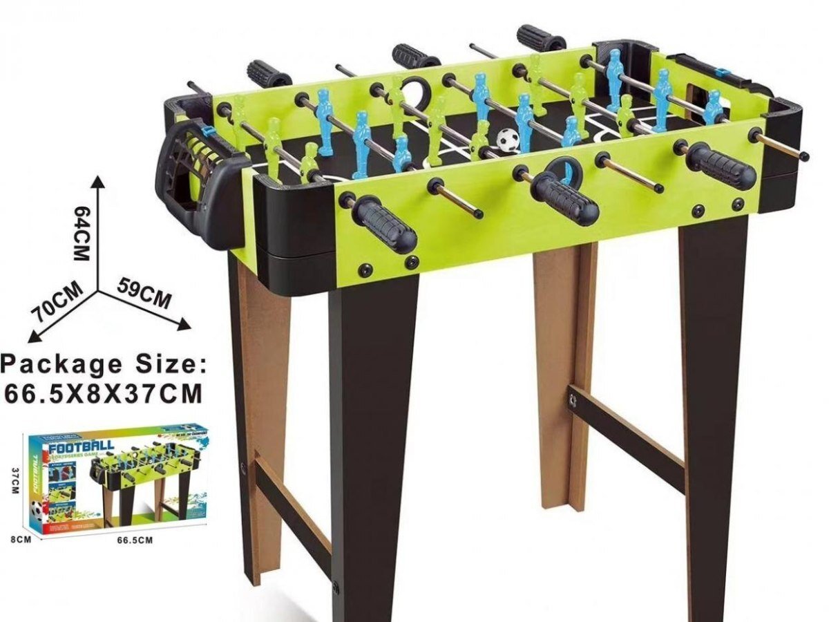 Madej Piłkarzyki drewno z długimi nogami 70x59x64cm