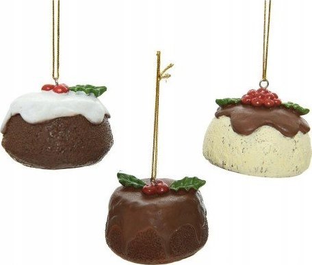 Kaemingk Zawieszka na choinkę babeczki 4 cm