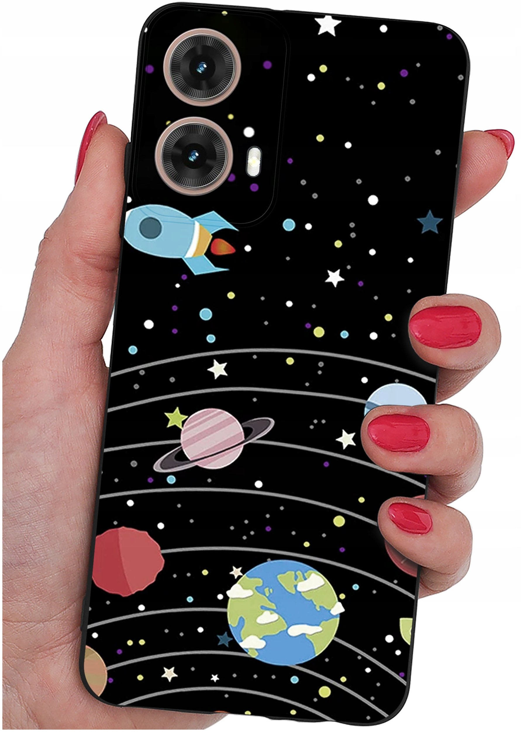 Etui do Motorola Moto G85 5G WZORY |SILIKONOWE MATT CASE