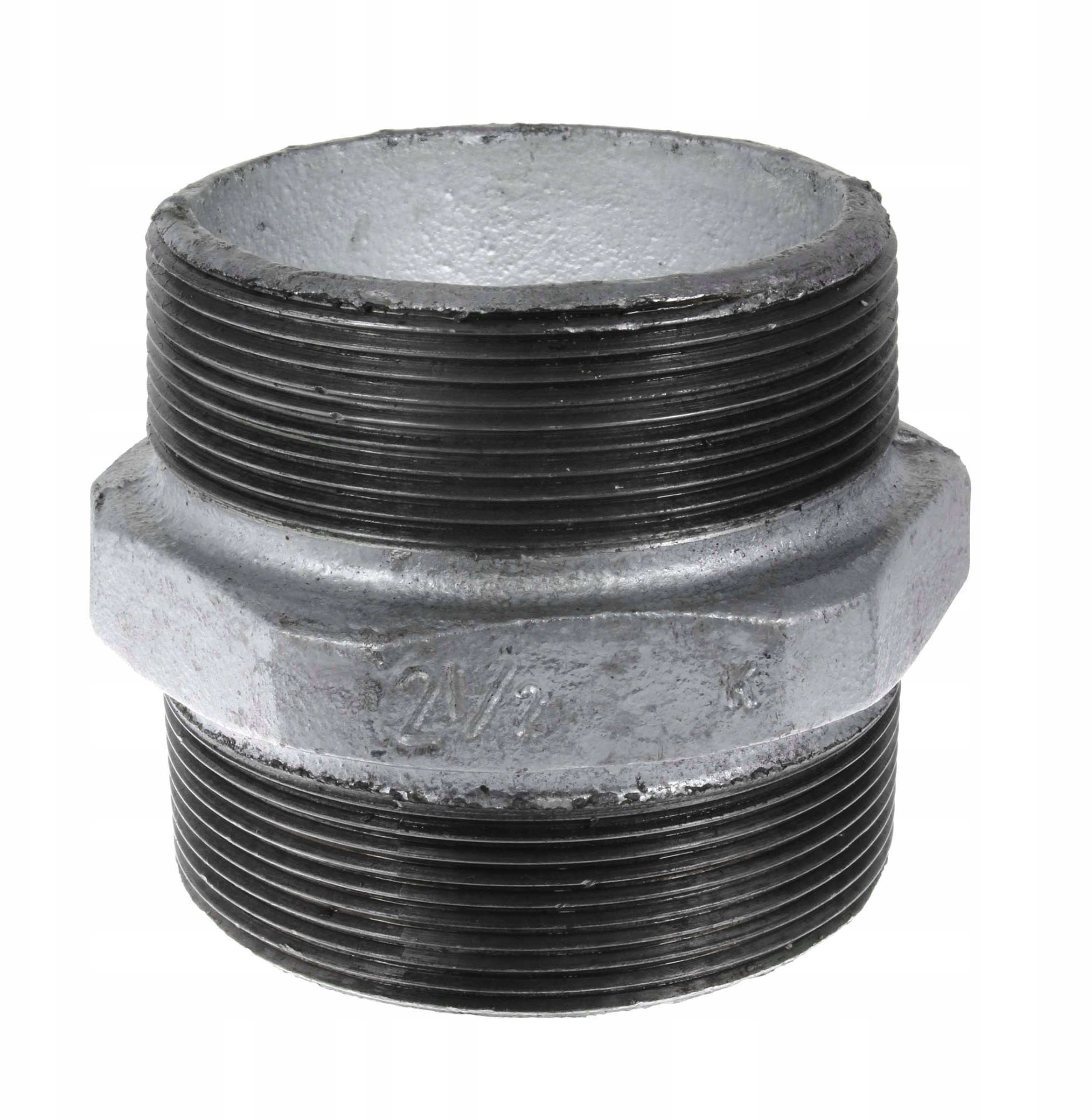 Nypel 2" (DN50) N8 żeliwny ocynk