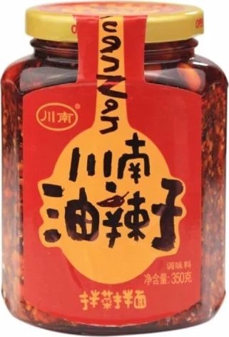 Chrupiące chili w oleju sojowym 327g - Chuannan