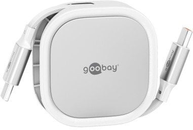Kabel USB Goobay USB-C - USB-C 1 m Biały
