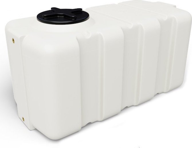 UHP Zbiornik plastikowy 200 l SG biały wym. 100 x 48 x 51 cm (gwint dolny i górny mosiężny 3/4 cala)