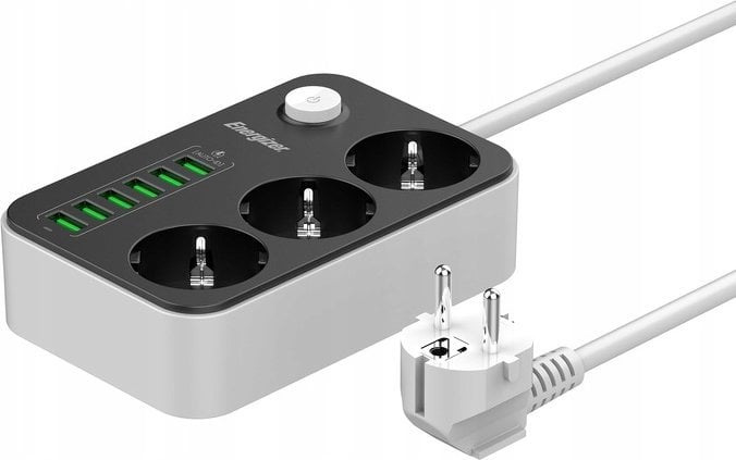 Listwa zasilająca z wyłącznikiem Energizer EPB2500W01EU