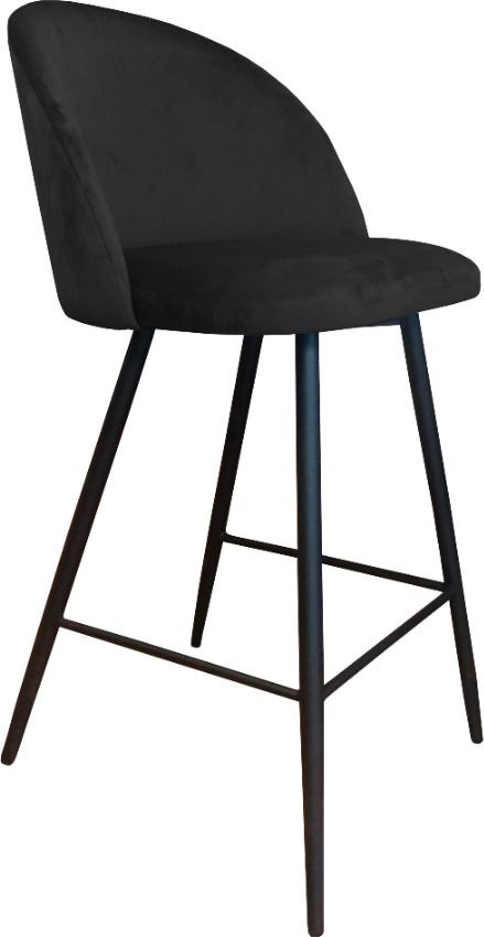 Atos Hoker CLAUDINE VELVET czarny w stylu loft ATOS