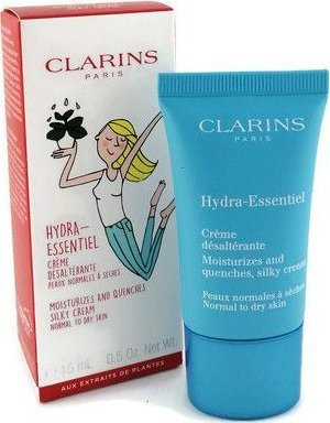 Clarins Krem do twarzy Hydra-Essentiel Moisturizes And Quenches Silky Cream nawilżający 15ml