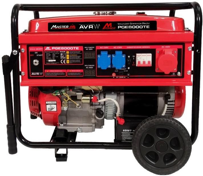 Mastercut Pge8000Te Agregat Prądotwórczy Generator Prądu 6,5Kw 230/400V 18Km Estart