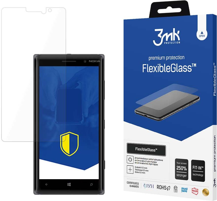 NOKIA LUMIA 830 GLAS - 3MK FLEXIBLEGLASS