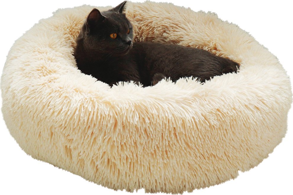 Korbi LEGOWISKO DLA PSA KOT PODUSZKA PLUSZOWE 80cm BEŻ