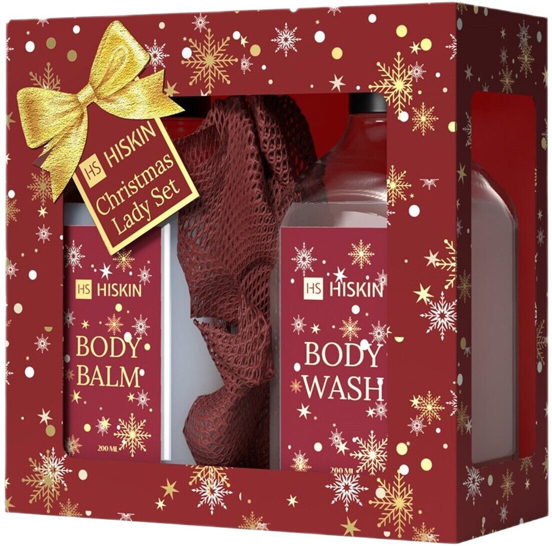 HiSkin Zest świecący Woman Żel+Balsam Bordo+myjka