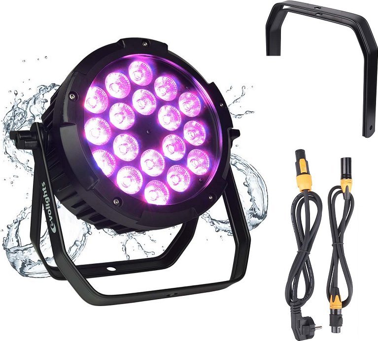 Evolights EVOLIGHTS GLAZE PAR IP65 reflektor zewnętrzny LED oświetlacz sceniczny