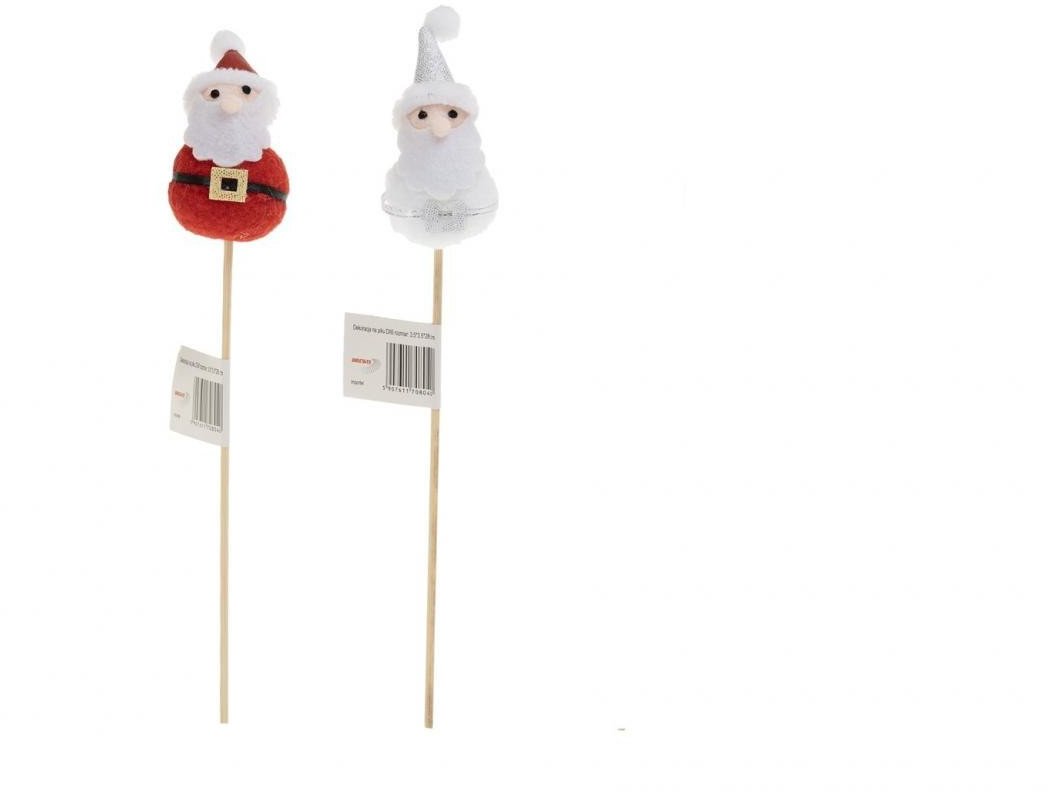 Dekoracja świąteczna BREWIS Dekoracja na piku mikołaje MIX