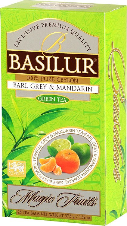 Basilur Herbata zielona ekspresowa EARL GREY MANDARYNKA