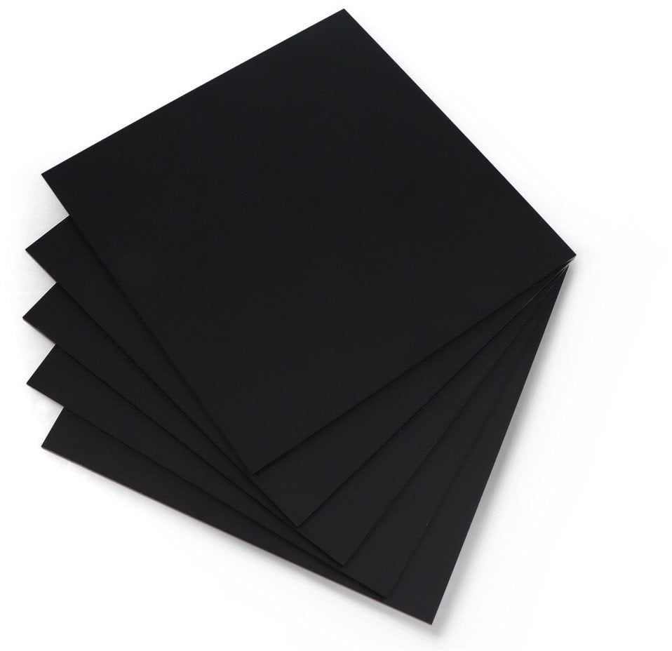 Plexi czarna matowa wylewana - 3mm - 200x200mm - 5szt.}