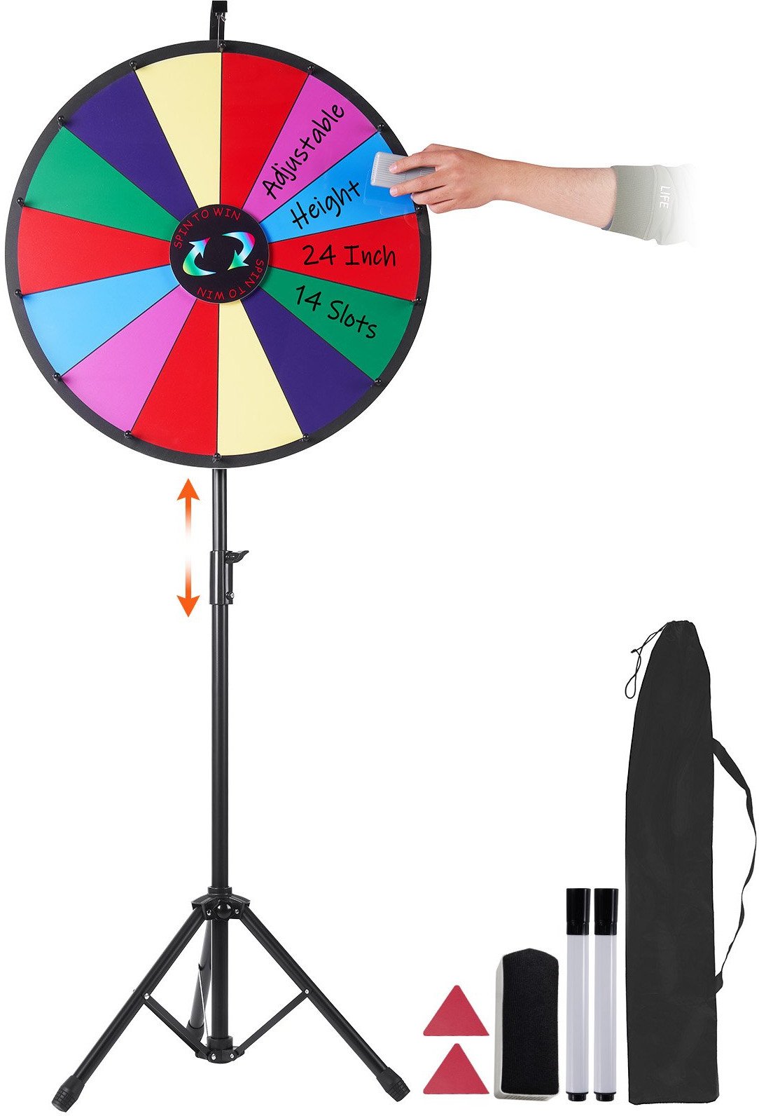 Koło fortuny nagród gra ścieralne loteria 153 cm