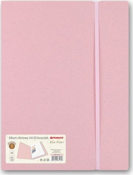 Album ofertowy PENMATE A4-30 koszulek ECO FILE+ różowy