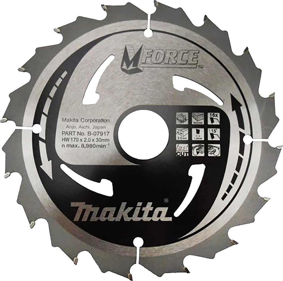 Makita PIŁA TARCZOWA 170x30/16x16z MFORCE >>>B-31946
